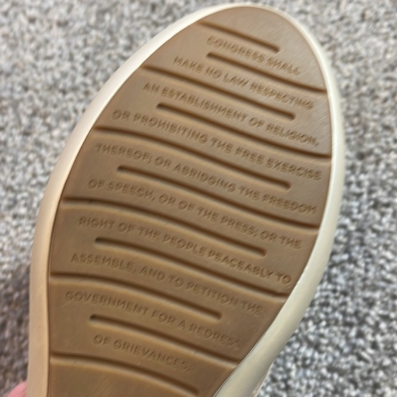 Cream Suede Loafers with Rounded Toe and Versatile Design - Picture 6 of 9